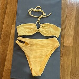 Abercrombie & Fitch Yellow Bikini Bottom